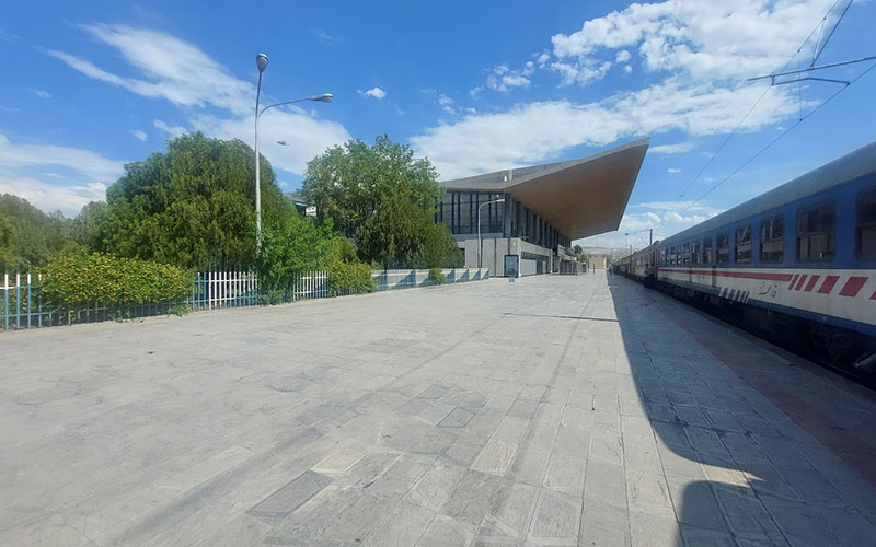 Tabriz railway station, photo source: Google Map, photographer: Celal Sarraf 