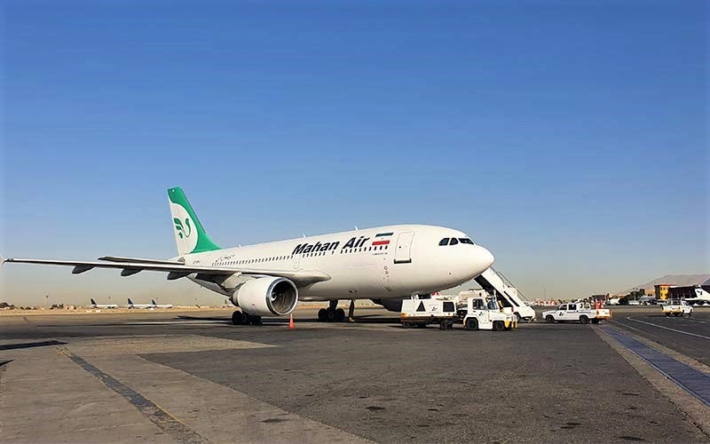 Mahan plane at Mehrabad airport, photo source: Google Map, photographer: Alireza Akhlik
