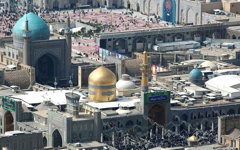 Aerial photo of Imam Reza Shrine, photo source: Google Map, photographer: MOHAMMADREZA YAGHOUBI SHAVAKI