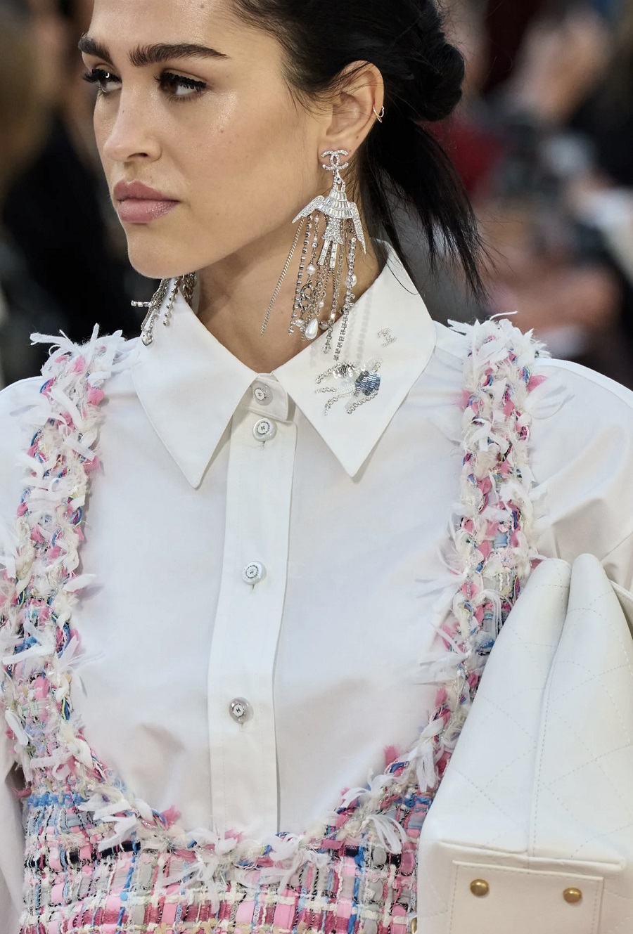 Elega accessories of the Chanel brand at Paris Fashion Week 2025