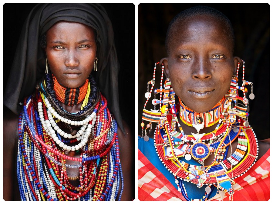 Local accessories can convey differe cultures to the viewer