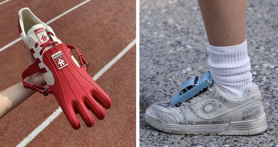 Using Avavav and Coach brands as shoe accessories