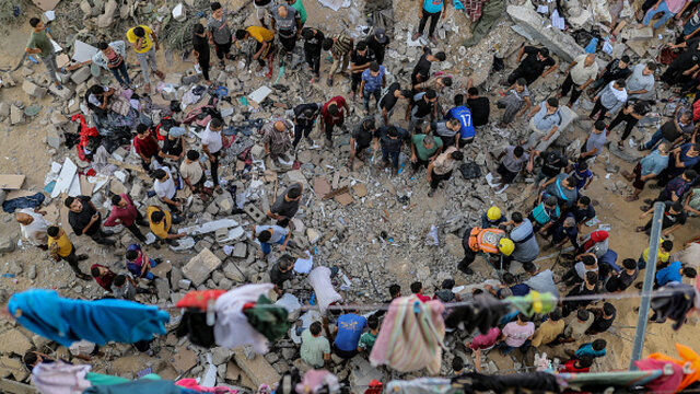 Germany and Israel; 2 Genocide in Gaza on a coin