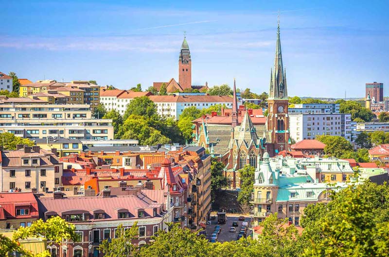 The old buildings of Sweden's YouTube; Photo source: travel + leisure