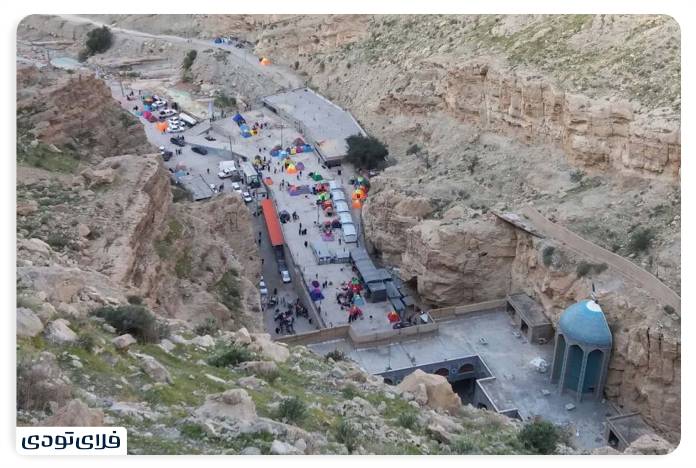 The tomb of Bibi Hakimeh Khatoon is one of the places of ierest in Gachsaran