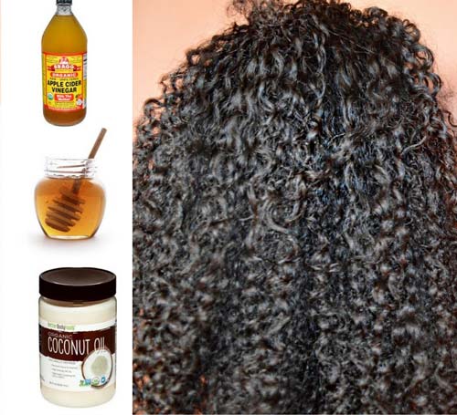 Coconut oil hair mask suitable for hair protein therapy 