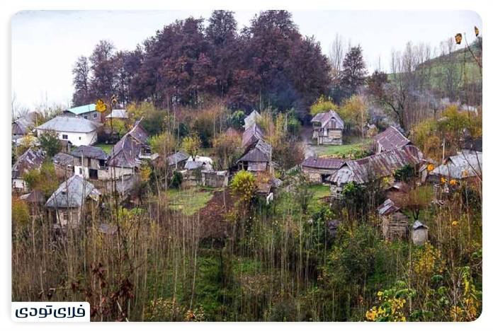 The village of Galesh Kala or Galeshkala