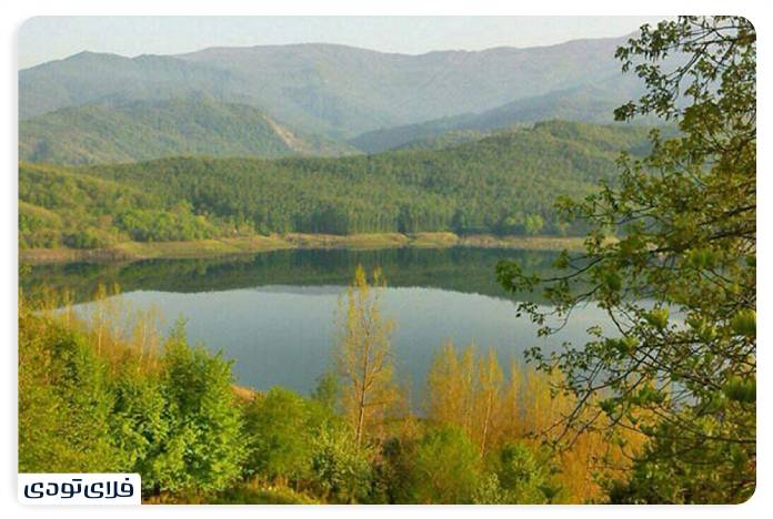 Naftchal village, the largest village of Lefur district