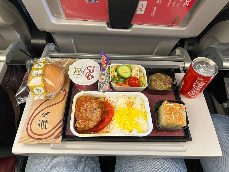 Mahan airplane food; Photo source: Wikimedia site. Photographer: Stolbovsky
