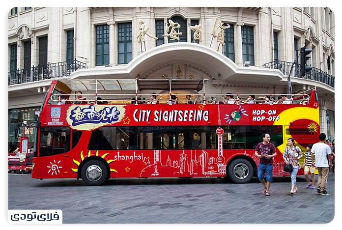 Shanghai open-top buses