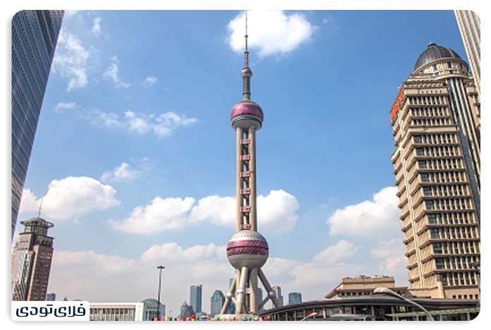 Orieal Pearl Tower in Shanghai
