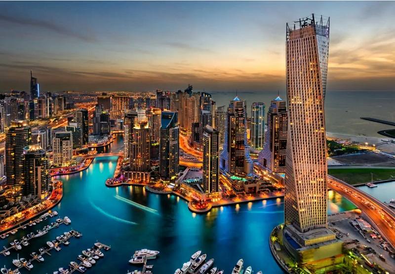 Aerial photo of Dubai; Photo source: Travel Triangle website. Photographer: Unknown