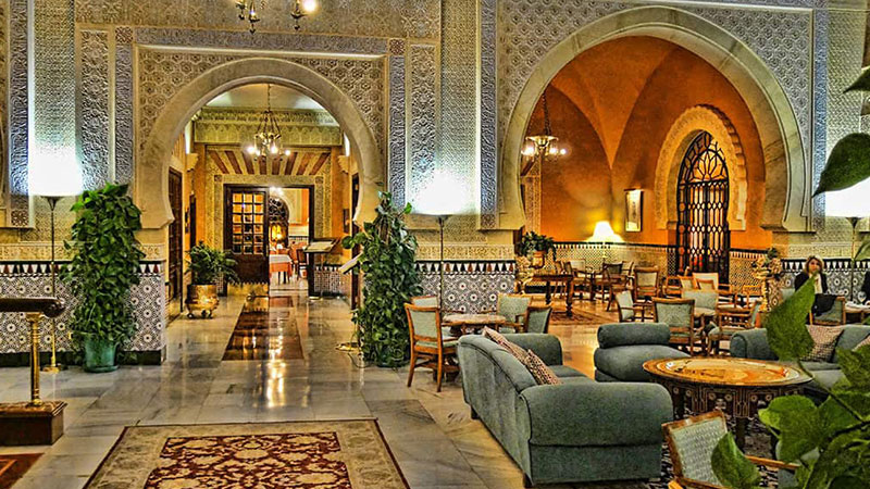 Differe parts of Alhamra Palace
