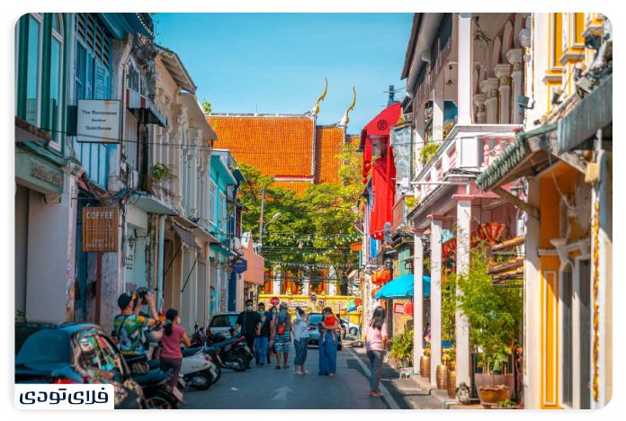 The old quarter of Phuket