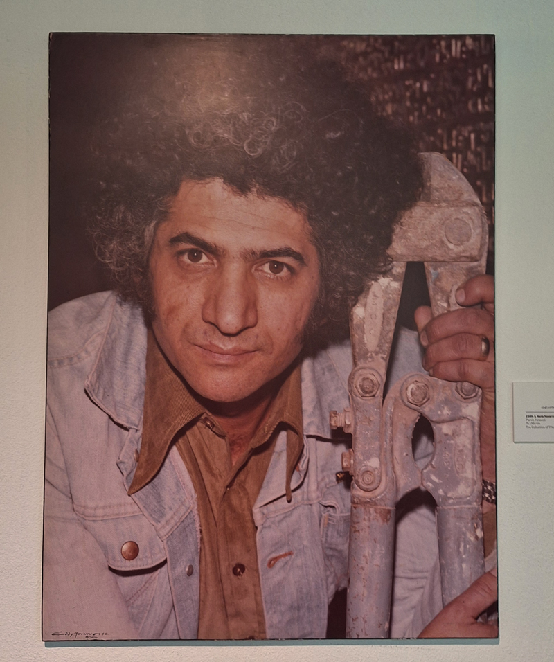 Parviz Tanavoli's portrait
