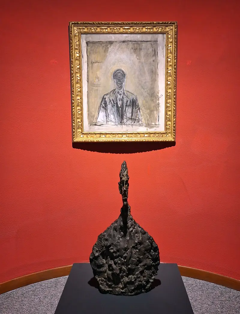 Giacometti's work in the Museum of Coemporary Art