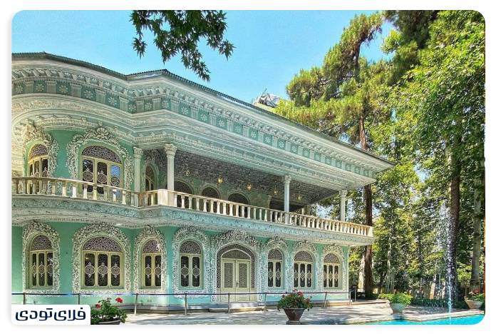 A view of the exterior architecture of Tehran Museum of Time