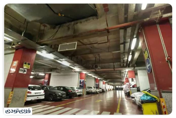 Tehran Megamall parking lot