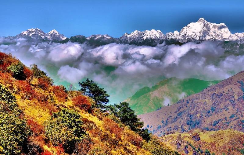 The mouains of Nepal in autumn; Photo source: WordPress.com website. Photographer: Unknown