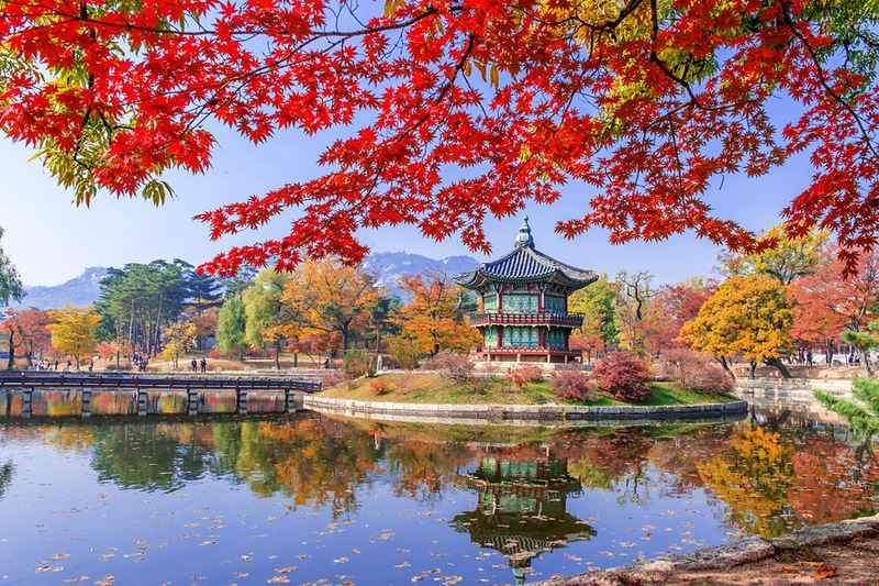 Changdeok Gong Palace, Seoul, South Korea in autumn; Photo source: Koreaetour.com website. Photographer: Unknown