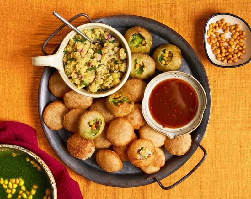 Indian pani puri; Photo source: sidechef; Name of the photographer: unknown