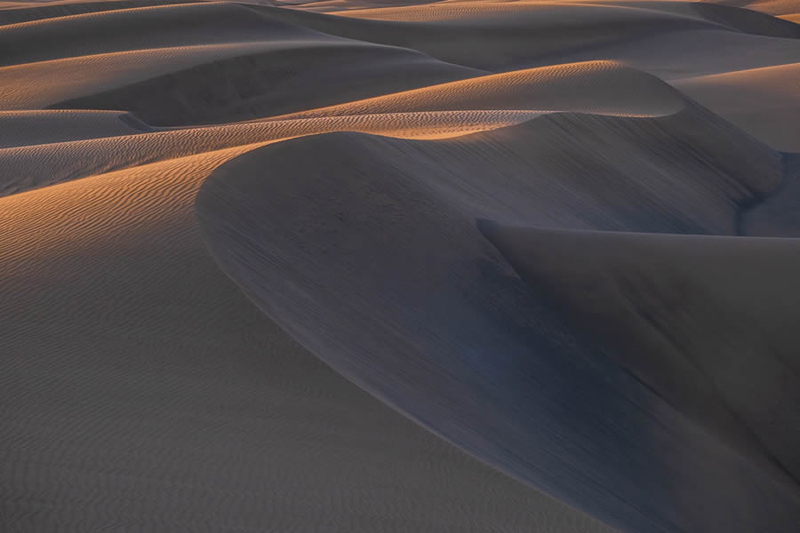The waves of the Spanish dunes