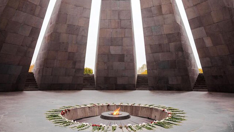 The Armenian Genocide Museum is one of the tourist attractions of Yerevan