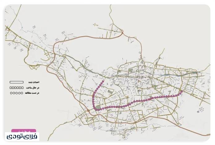 Shiraz Metro Sightseeing in every corner of the city Shiraz Metro Line 6