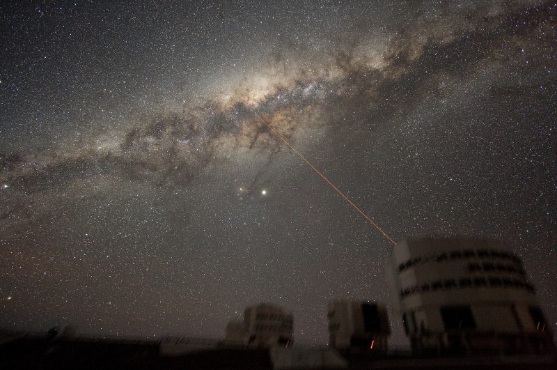 Photo of the Milky Way from Earth, source: Wikimedia, photographer: Y. Beletsky