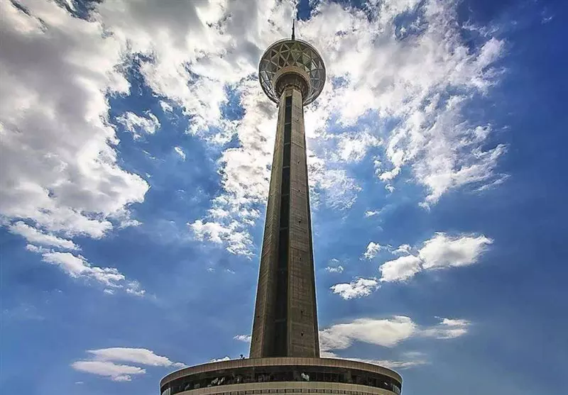 Milad tower close up