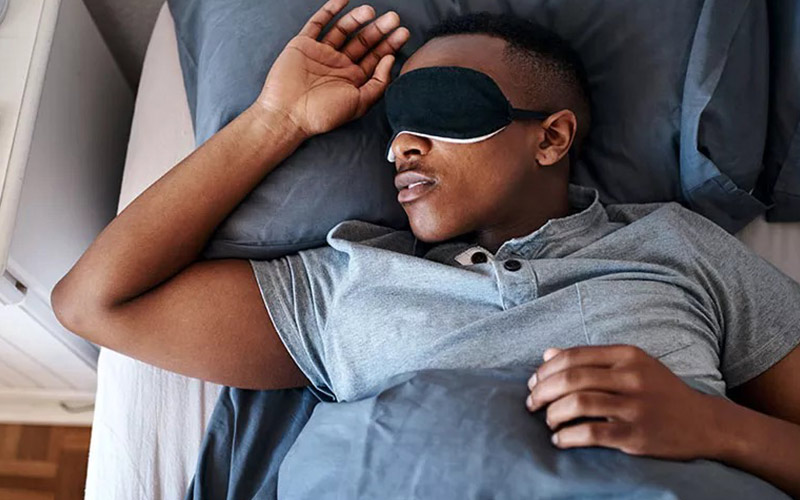 Use a blindfold to sleep