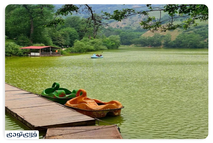 Recreations of Sormast lake in Swadkoh