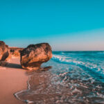 The beautiful and relaxing beach of Kish
