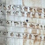 Cyrus inscription in Pasargad
