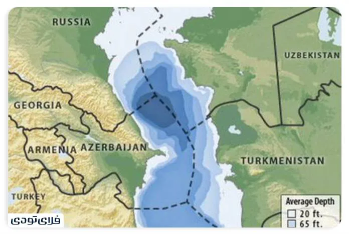 Where is the Caspian Sea?