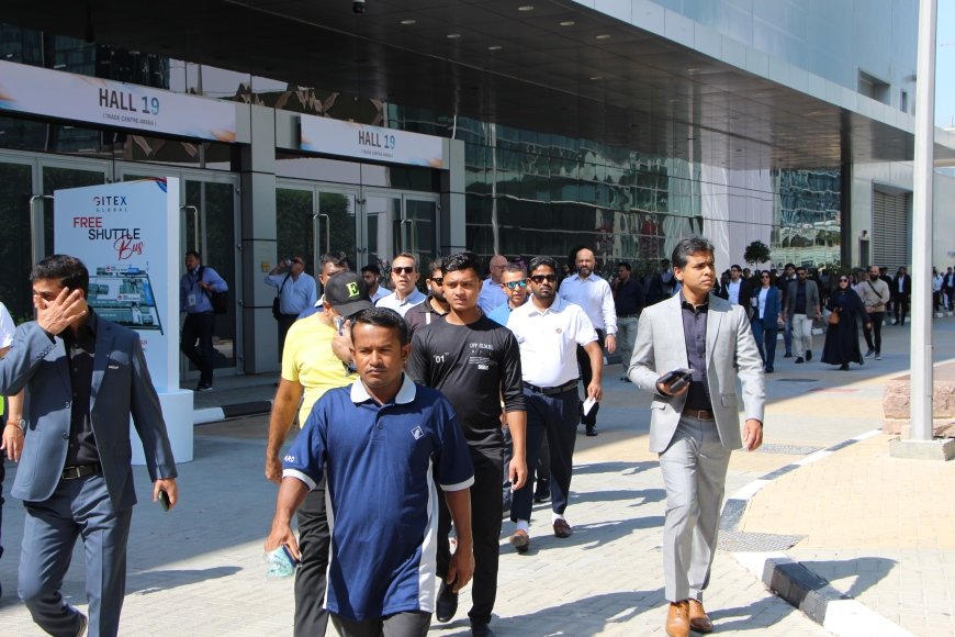 A view of the exterior area of ​​GITEX 2024 exhibition
