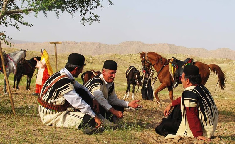 Il Bakhtiari horse riding