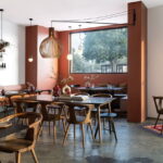 Interior of 21 Grams restaurant in Dubai, photo source: Nordic Home Worx website, photographer: unknown