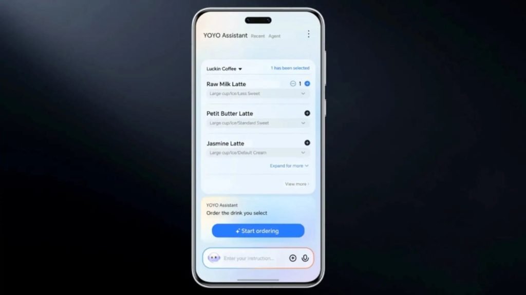 Artificial intelligence assistant Yoyo Honor