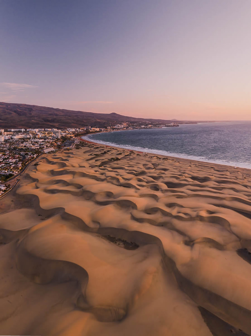 Sandy beach in Spain