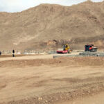 Destruction of the ancient cemetery below