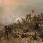 old painting of the war of the Dutch army; Photo source: boijmans.nl, photographer: Charles Rochussen