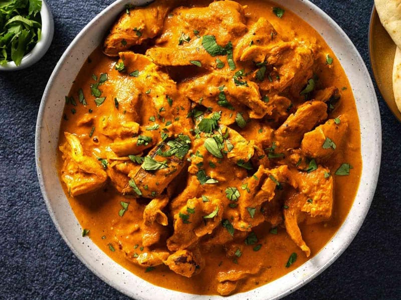 Indian chicken tikka masala; Photo source: seriousseats; Name of the photographer: unknown