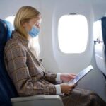 Use of masks in the airport and on the plane