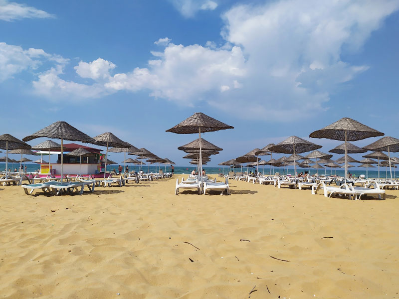 Soma Beach on the edge of the Black Sea; Photo source: Google Map; Photographer: Arya ŞEN