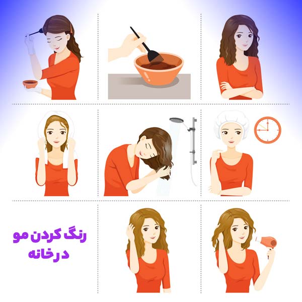 Video tutorial on how to dye hair at home