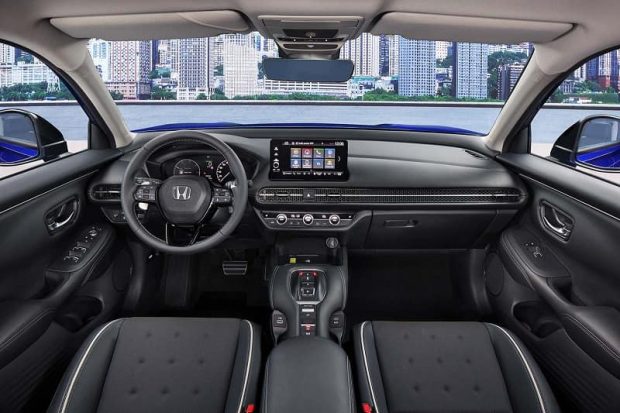 Honda ZR-V hybrid dashboard view