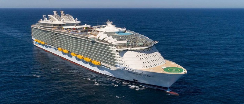 Symphony of the Seas cruise ship, photo source: meretmarine, photographer: unknown