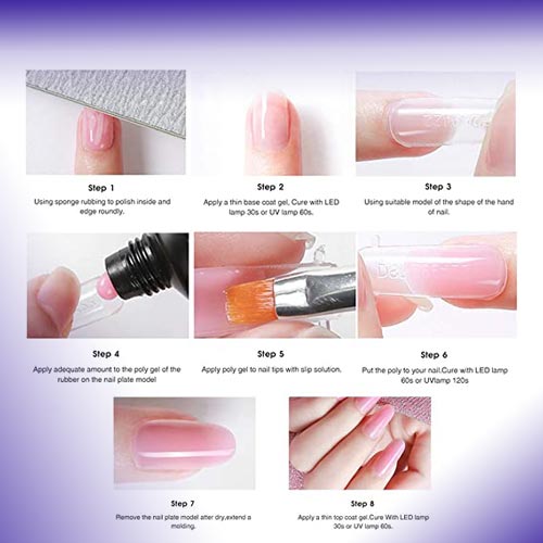 Molded nail impla method 