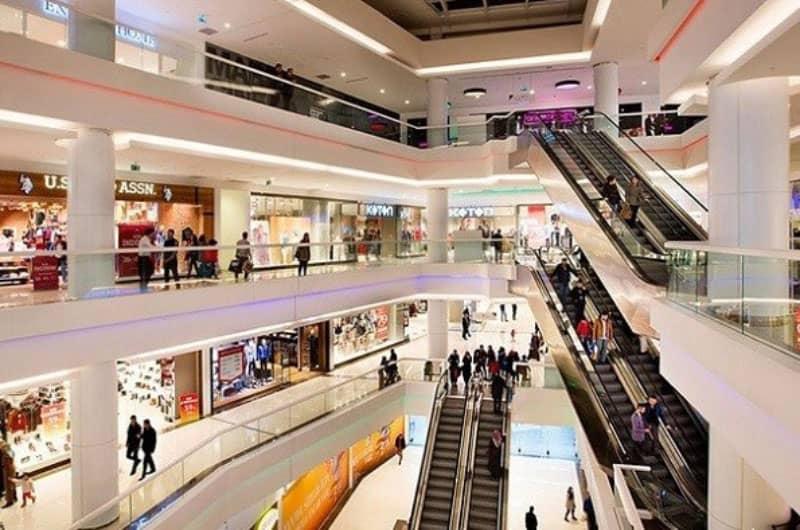 Differe floors of Ataios Silver shopping ceer in Van city 